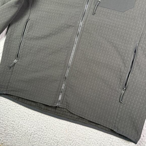 Patagonia Regulator R2 TechFace Full Zip Fleece Jacket Mens Large Black Grid - Picture 4 of 9